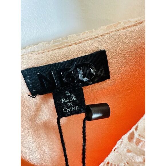 NBD REVOLVE Give It Up Light Pink Lace Mini Dress Woman’s Small NWT - Picture 5 of 16